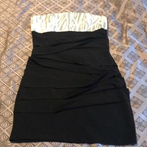 Strapless party dress